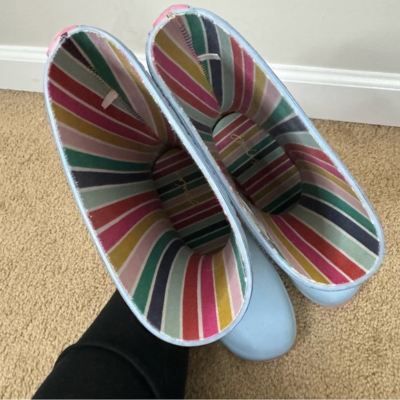 Joules Giraffe Light Blue Rain Boot size US 4 - Picture 11 of 14
